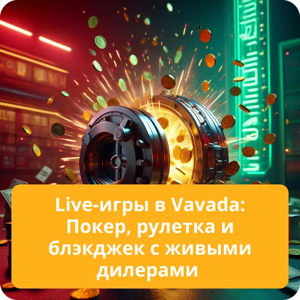 Live-игры в Vavada: Покер, рулетка и блэкджек с живыми дилерами